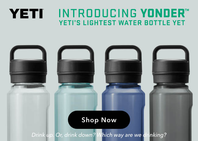 Introducing Yeti Yonder Lightweight Water Bottles